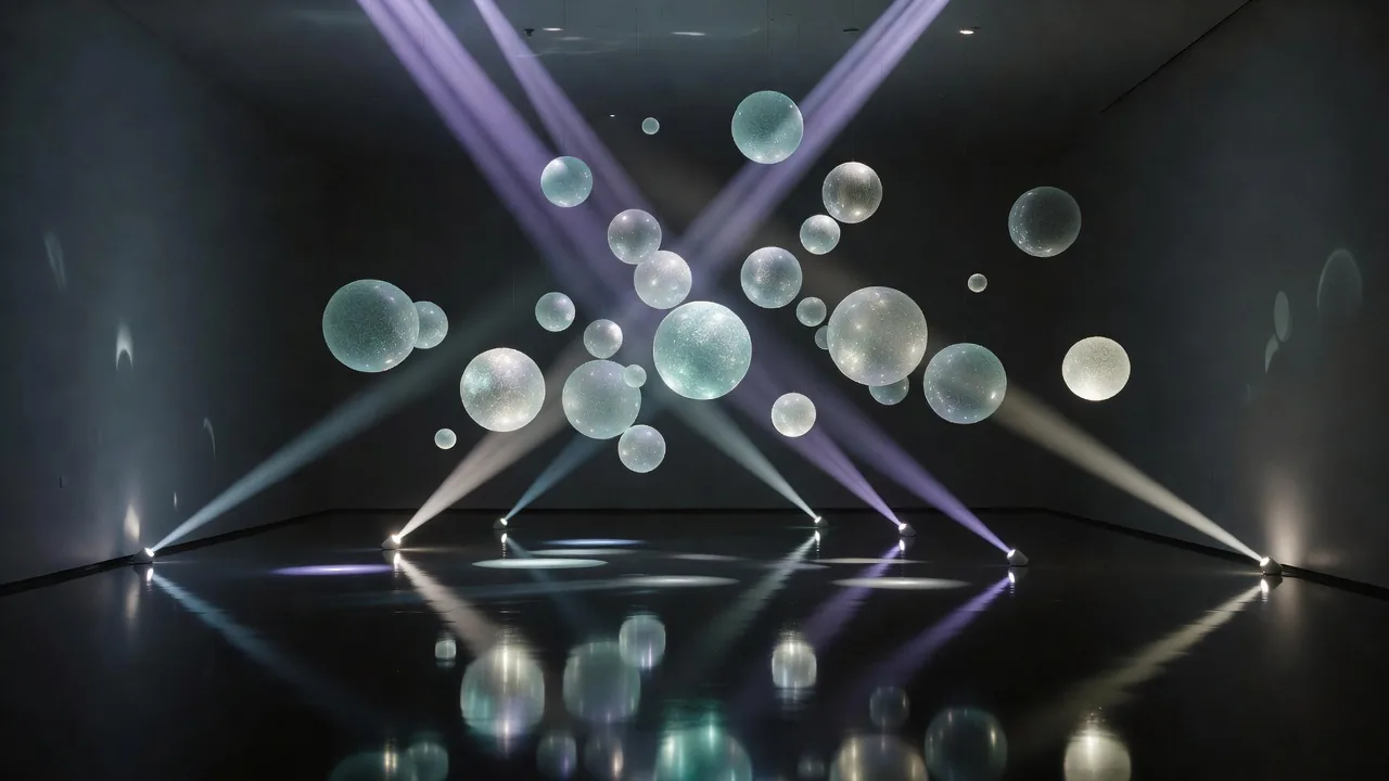 Floating Light Spheres