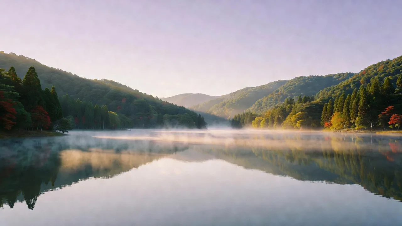 Golden Hour Lake