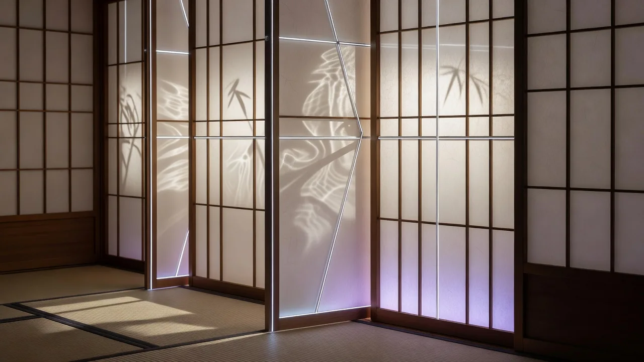 Backlit Shoji Screens